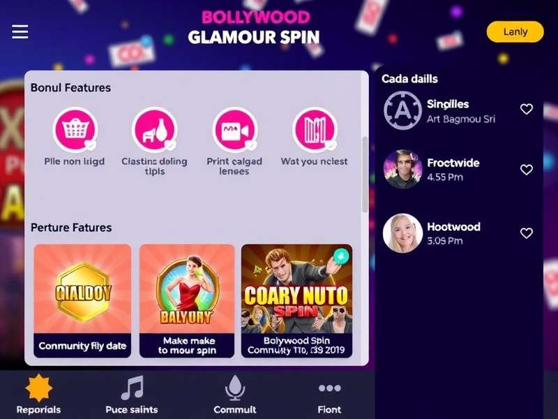 Bollywood Glamour Spin Bonus Features