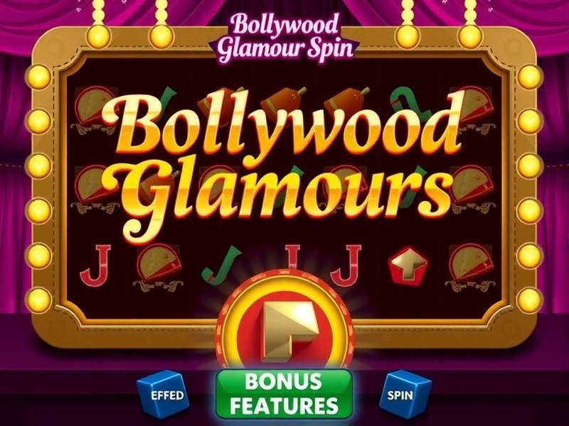 Bollywood Glamour Spin Game Interface